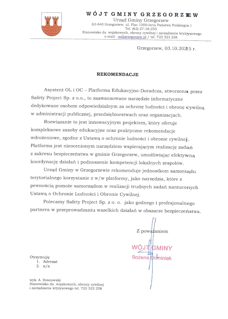 Urząd Gminy Grzegorzew