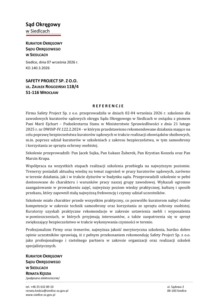 Sąd Okręgowy w Siedlcach