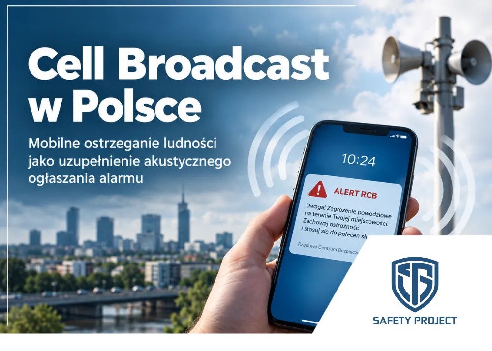 Cell Broadcast w Polsce: mobilne ostrzeganie ludności jako uzupełnienie akustycznego ogłaszania alarmu