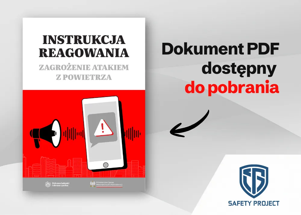 Zagrożenie atakiem z powietrza – Instrukcja MSWiA w PDF do pobrania